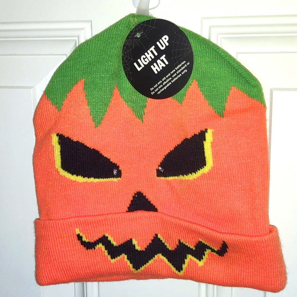 Jack-O- Lanterns 🎃 Hat W/ Lights